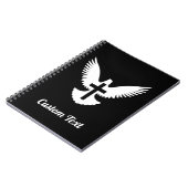 十字架のある鳩のノート ノートブック (左側)