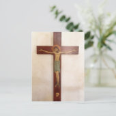 十字架のイエス・アート ポストカード (スタンド正面)