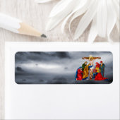 十字架のイエス・キリスト住所 シール (インサイチュ)