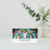 十字架のイエス,キリスト教,宗教 名刺 (スタンド正面)