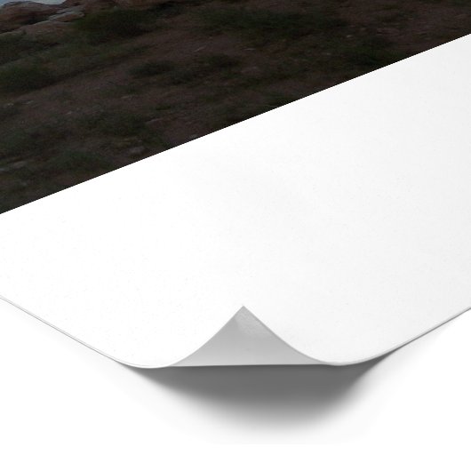 十字架のカルヴァリ十字架イエスキリスト・アート ポスター (角)