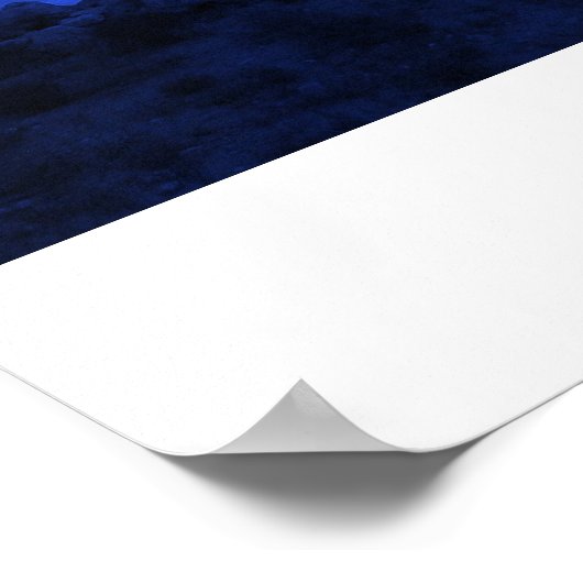 十字架のカルヴァリ十字架イエスキリスト・アート ポスター (角)