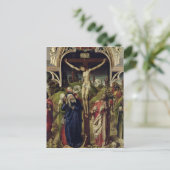 十字架のキリスト、聖なる女 ポストカード (スタンド正面)