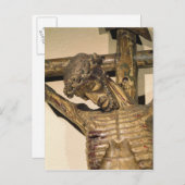 十字架のキリスト、"Le Devot Christ" と呼ばれる ポストカード (正面/裏面)