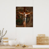 十字架のポスターにイエス ポスター (キッチン)