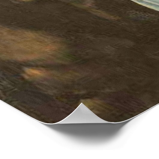 十字架のポスターを貼ったイエス ポスター (角)