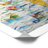 十字架のモザイク ポスター (角)