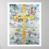 十字架のモザイク ポスター (正面)