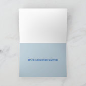 十字架の上のイエストは復活者に昇る シーズンカード (内部)