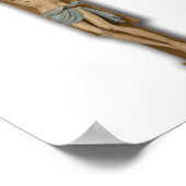 十字架の上のイエス・キリスト ポスター (角)