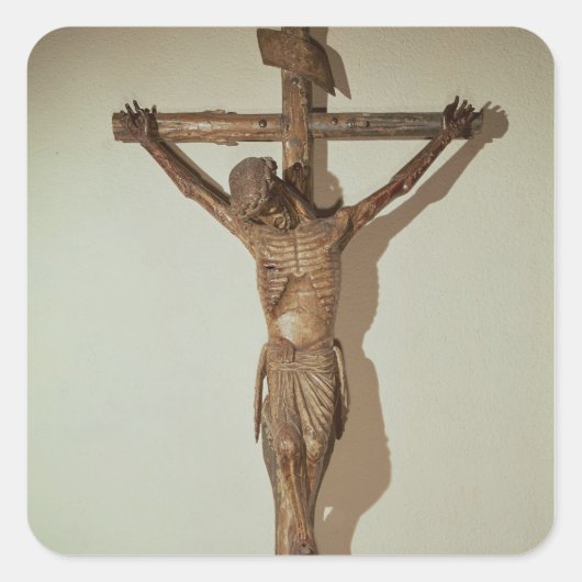 十字架の上のキリスト スクエアシール (正面)