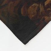 十字架の上のキリスト フリースブランケット (角)