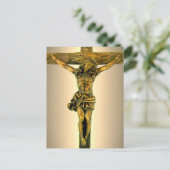 十字架の上のキリスト ポストカード (スタンド正面)