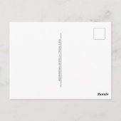 十字架の上のキリスト ポストカード (裏面)