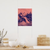 十字架の下に落ちるイエス | Bible ポスター (キッチン)