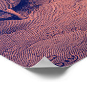 十字架の下に落ちるイエス | Bible ポスター (角)