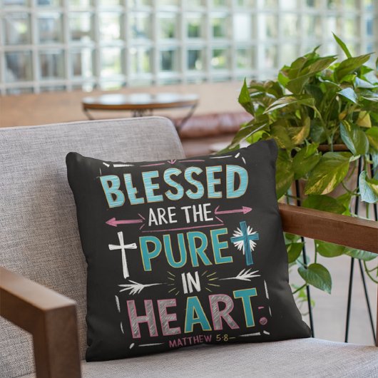 十字架の中で悟りを開く言葉 クッション