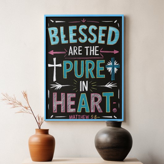 十字架の中で悟りを開く言葉 ポスター