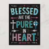 十字架の中で悟りを開く言葉 ポストカード (正面)