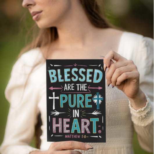 十字架の中で悟りを開く言葉 ポストカード