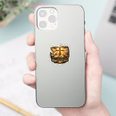 十字架の印 キリスト教の信仰 シール (スマートフォン)