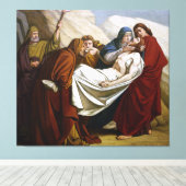 十字架の墓場にイエスが横たわる14 キャンバスプリント (インサイチュ (ウッドフロア))