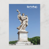 十字架の天使 - ローマのサンタンヘロ橋 ポストカード (正面)