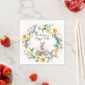 十字架の子羊I卵とフローラ復活祭 スタンダードカクテルナプキン (インサイチュ)