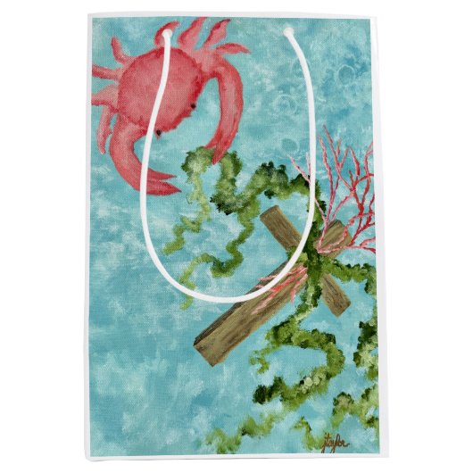 十字架の抱き枕 ミディアムペーパーバッグ (正面)