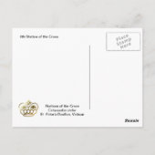 十字架の第8駅 ポストカード (裏面)