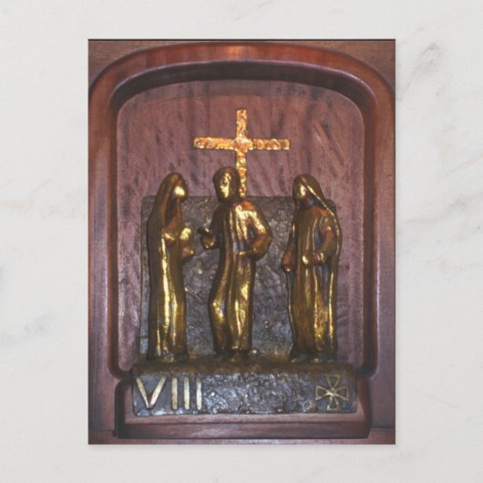 十字架の第8駅 ポストカード (正面)