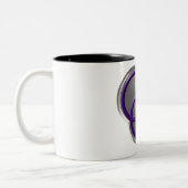 十字架の美しいキリスト教の三位一体リングや輪 ツートーンマグカップ (左)