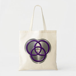 十字架の美しいキリスト教の三位一体リングや輪 トートバッグ