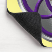 十字架の美しいキリスト教の三位一体リングや輪 マウスパッド (コーナー)