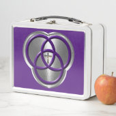 十字架の美しいキリスト教の三位一体リングや輪 メタルランチボックス (インサイチュ)