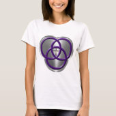 十字架の美しいキリスト教の三位一体リングや輪 Tシャツ (正面)