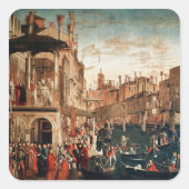 十字架の聖なる箱の奇跡 スクエアシール (正面)