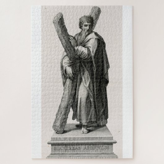 十字架の聖アンドリュー使徒の像 ジグソーパズル (縦)