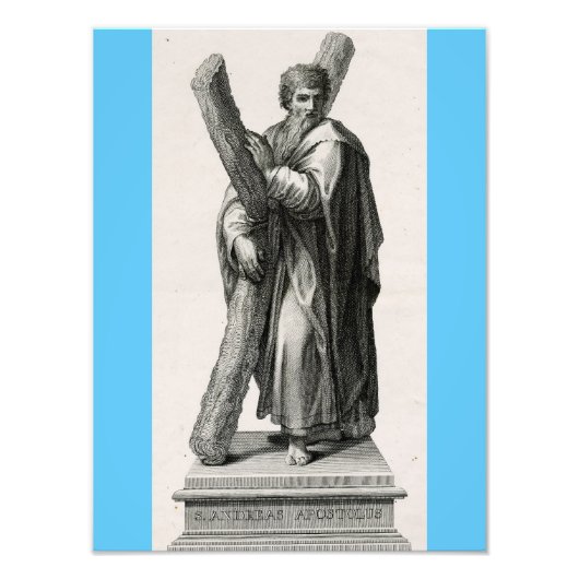 十字架の聖アンドリュー使徒の像 フォトプリント            (正面)