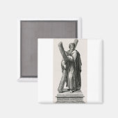 十字架の聖アンドリュー使徒の像 マグネット (正面/裏面)