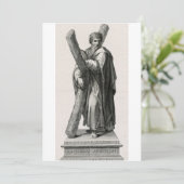 十字架の聖アンドリュー使徒の像 招待状 (スタンド正面)