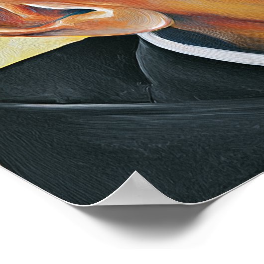 十字架の聖パウロの輝かしい信仰 ポスター (角)