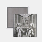 十字架の聖ヨハネとアビラの聖テレジア マグネット (正面/裏面)