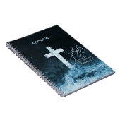 十字架の荒れ狂う水の聖なる書物、 経典パーソナライズされた節 ノートブック (右側)