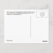 十字架の葉書の写真にイエス・キリストが十字架につけられた ポストカード (裏面)