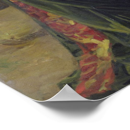 十字架の足にあるヴァージン ポスター (角)