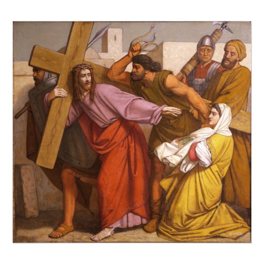 十字架の駅5運シモンス フォトプリント            (正面)