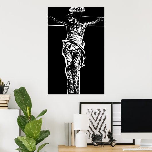 十字架の ポスター (ホームオフィス)