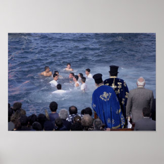 十字架へのダイビング ポスター