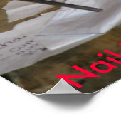 十字架への爪、 ネイル ポスター (角)